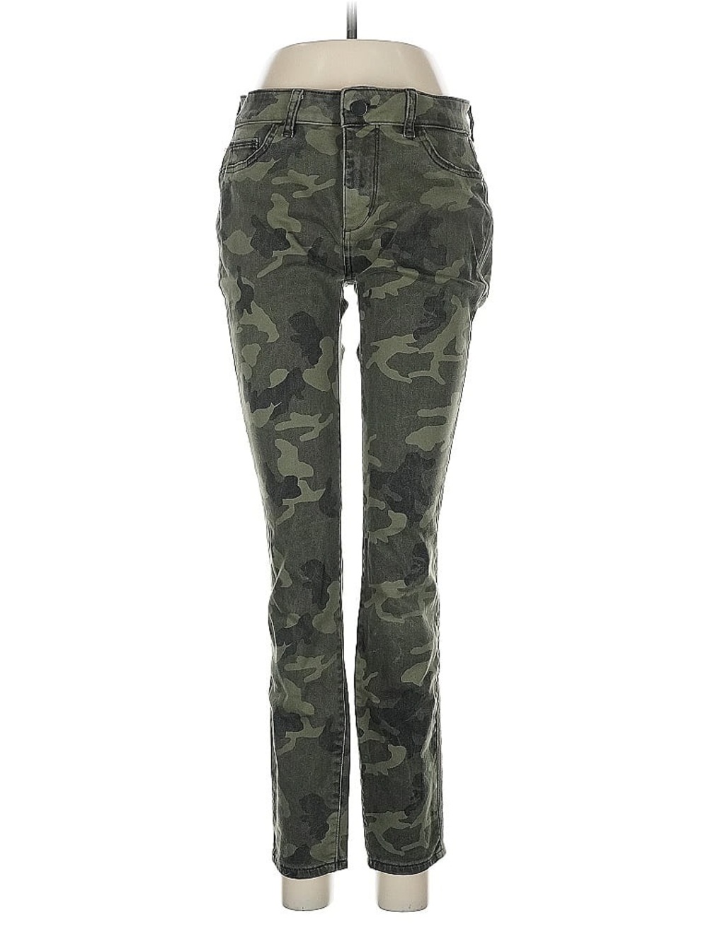 DL1961 Camo Slim Straight Jeans